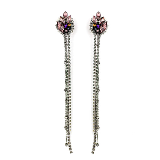 Amore Purple rain - earrings - LaVashka.com