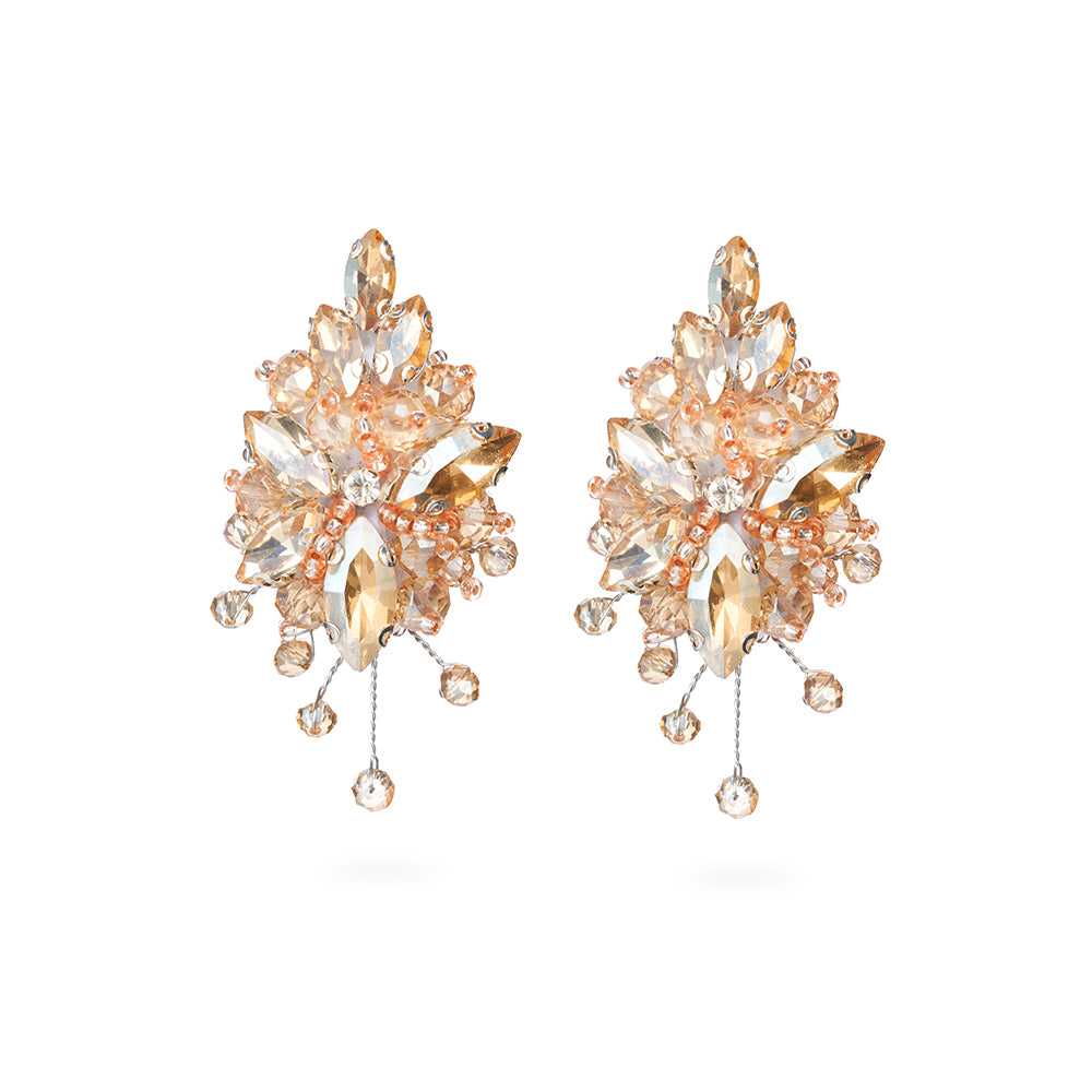 Dolores Light Gold pure - earrings