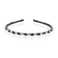 Maya Black Silver - headband