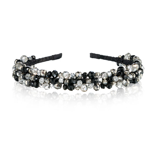 Venus Black silver - headband