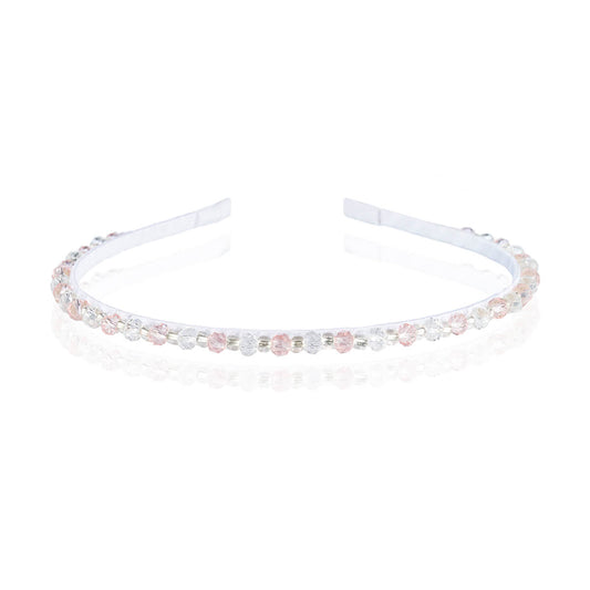 Vera Crystal roze - hoofdband