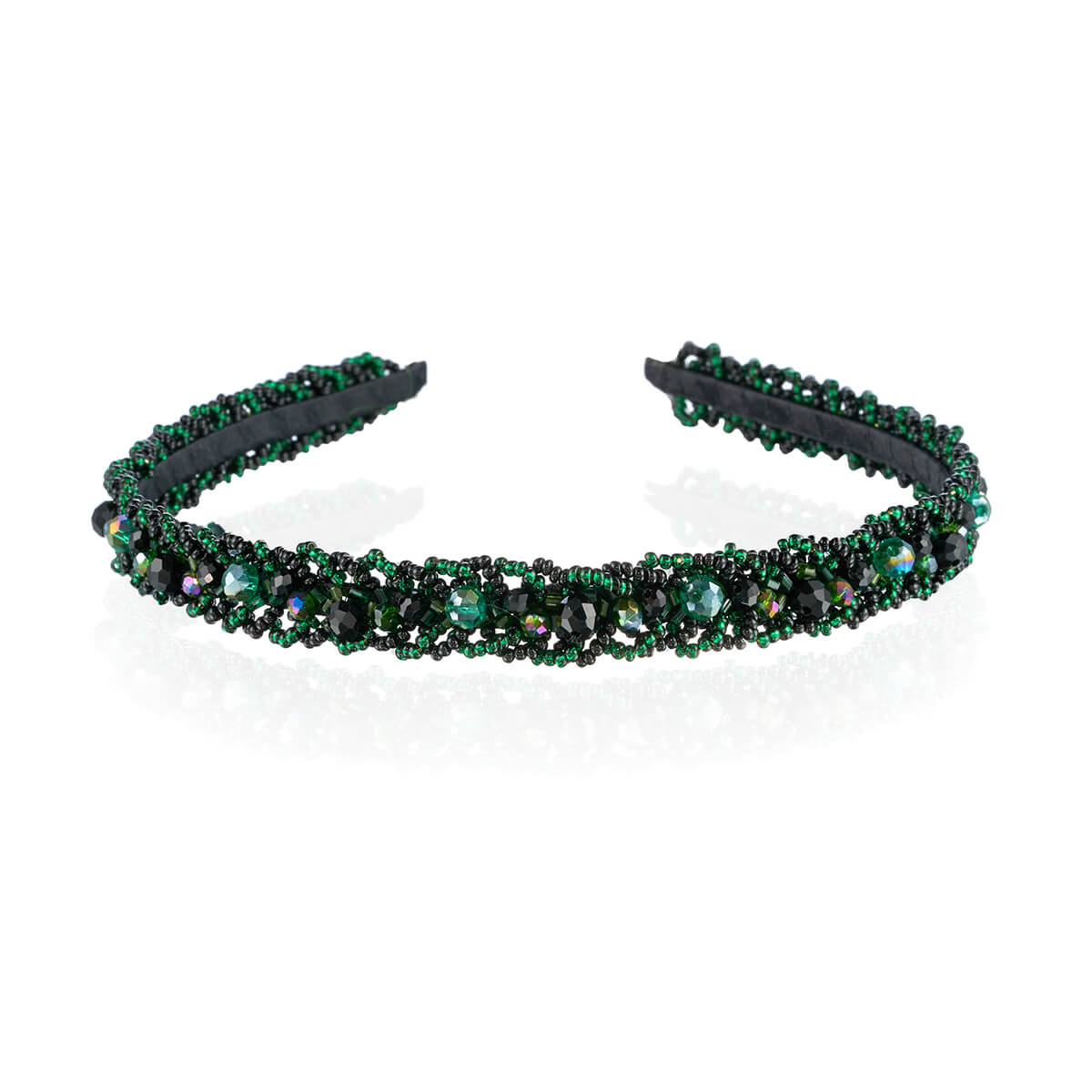 Claire Black emerald - headband