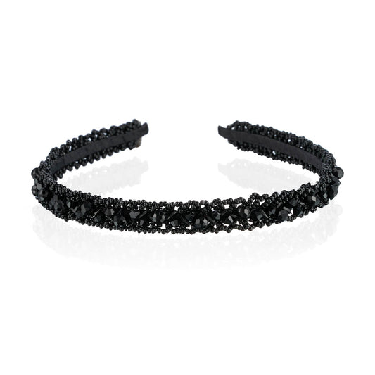 Claire Deep black - headband