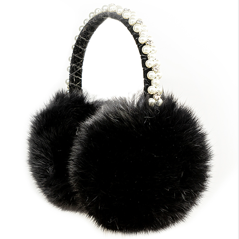 Adel White pearl - Ear muffs