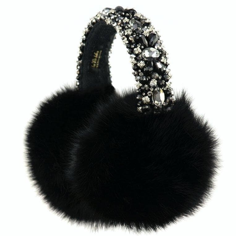 Alice Black silver - Ear muffs-LaVashka.com-LaVashka.com