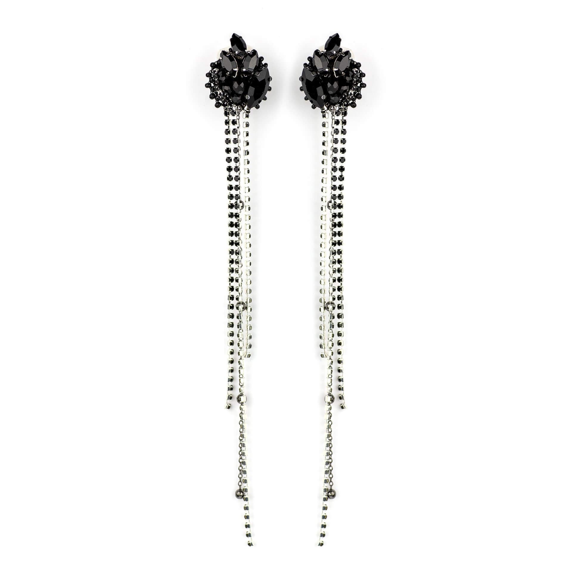 Amore Deep black - earrings - LaVashka.com