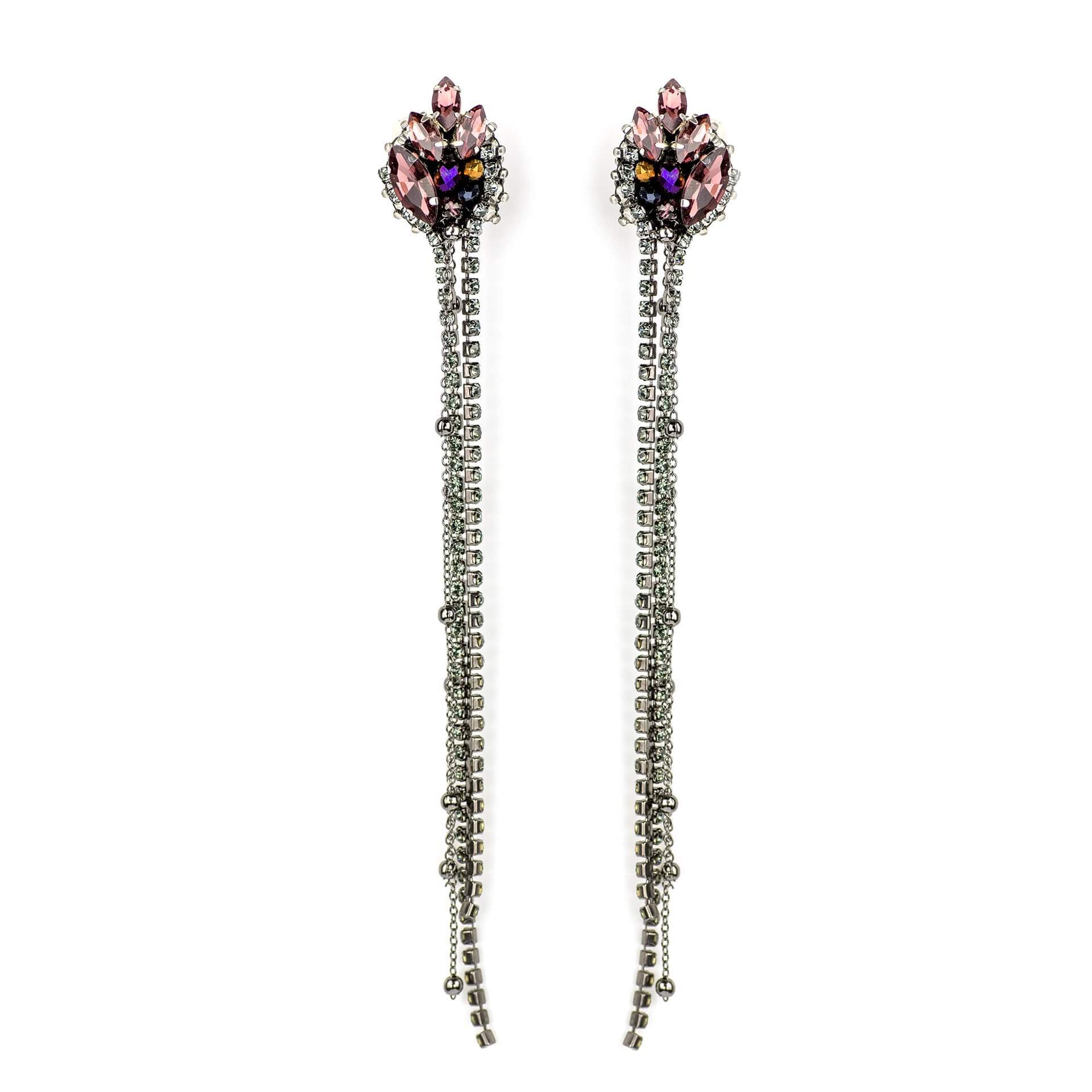 Amore Purple rain - earrings - LaVashka.com