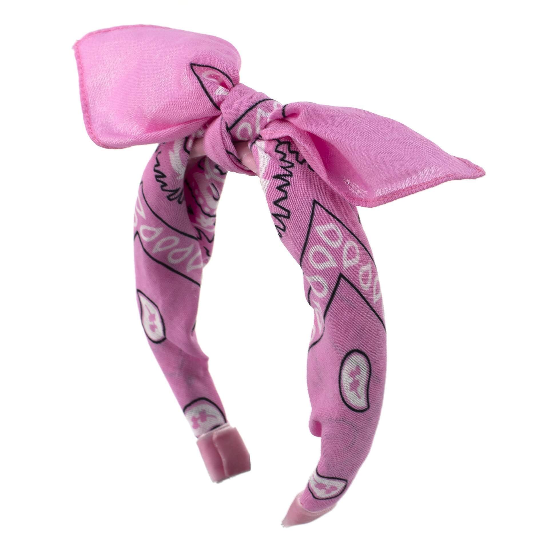 Bandana pink - headband - LaVashka.com