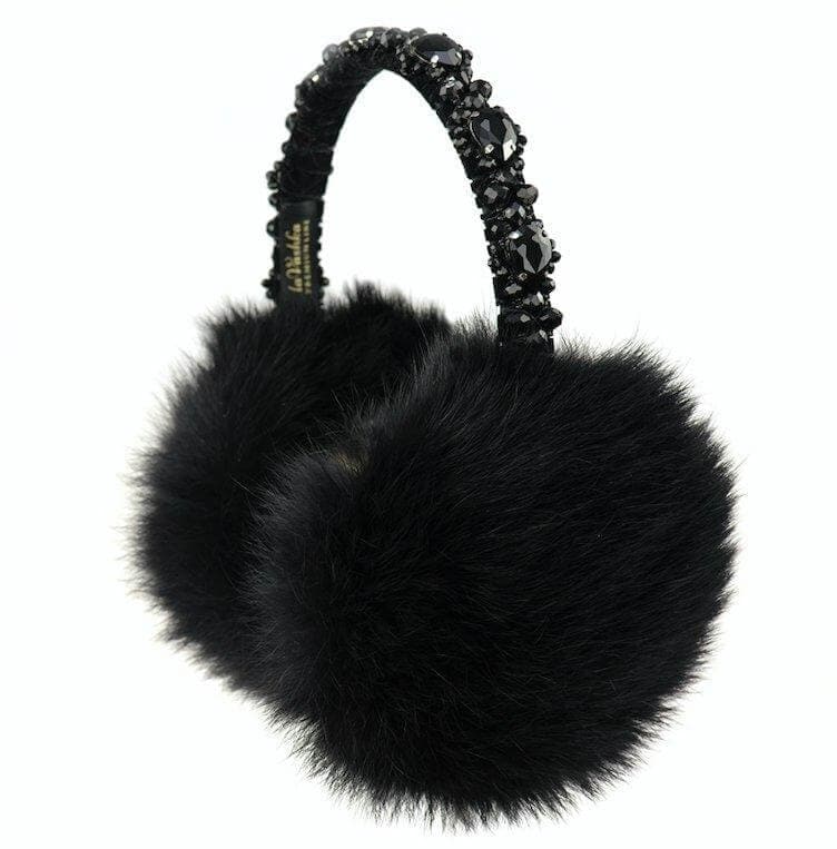 Bonita Deep black - Ear muffs - LaVashka.com