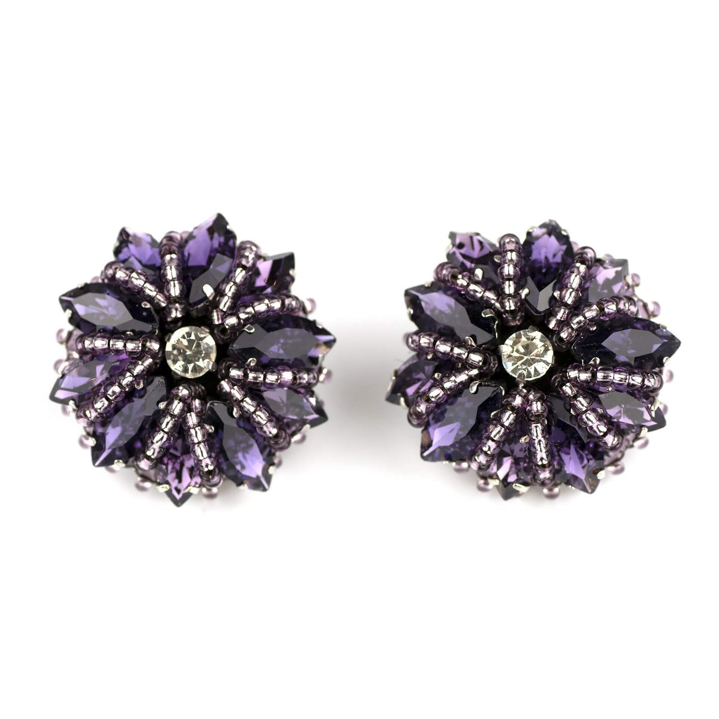 Calipso Grape kiss - earrings - LaVashka.com