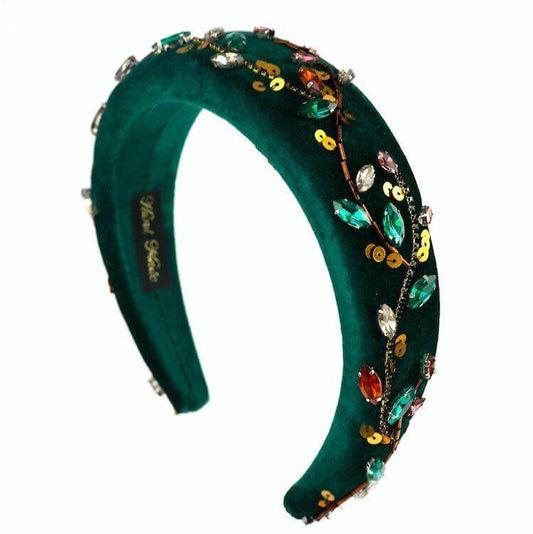 Camila Emerald - headband - LaVashka.com