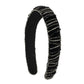 GlamRock Rita Black - headband - LaVashka.com