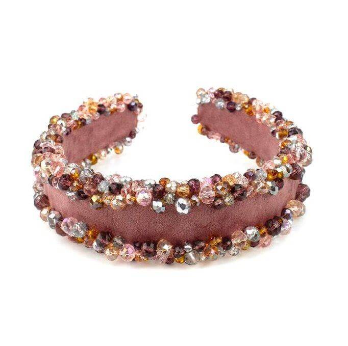 Grace Dusty pink - headband - LaVashka.com