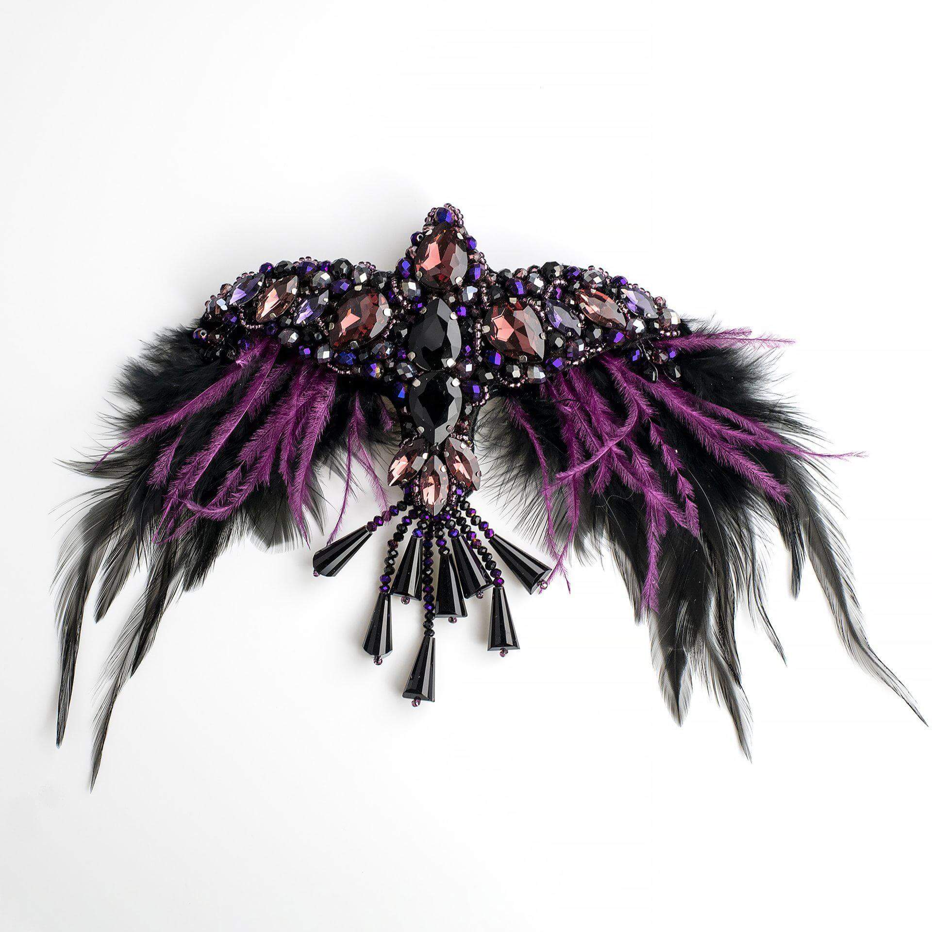 Harper Magic purple - brooch - LaVashka.com