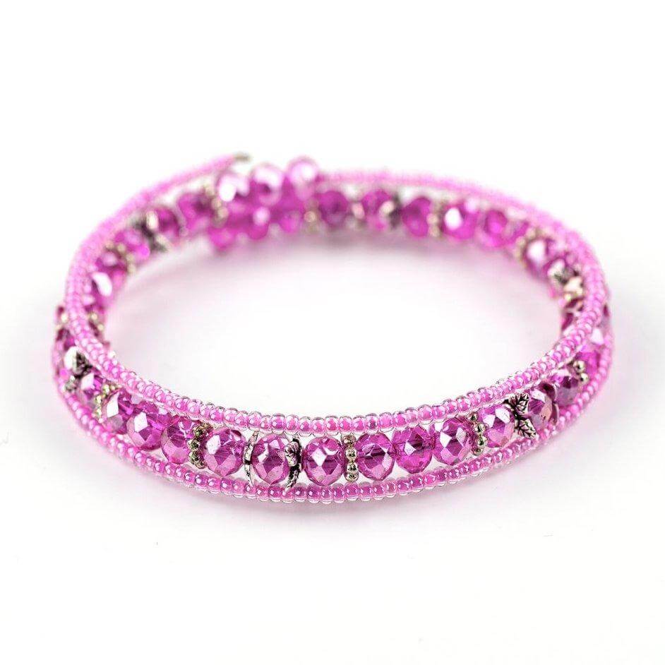 Lara Fuchsia - girl's bracelet - LaVashka.com