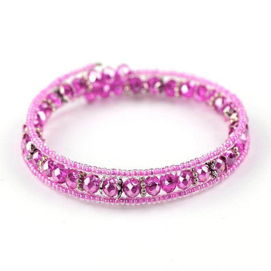 Lara Fuchsia - girl's bracelet - LaVashka.com