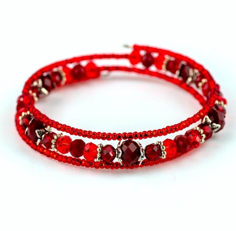 Lara Red - children's bracelet - LaVashka.com