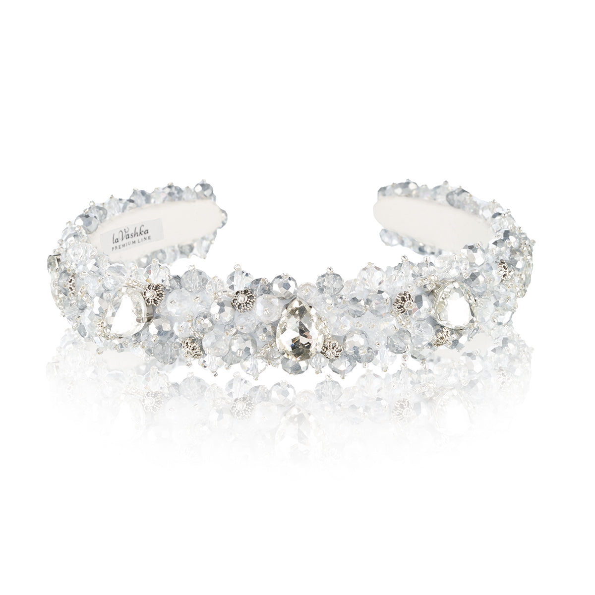 Liberty narrow Crystal White - headband