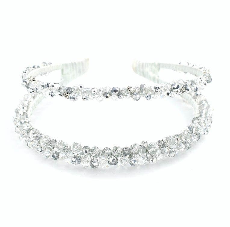 Stella Crystal silver - headband - LaVashka.com