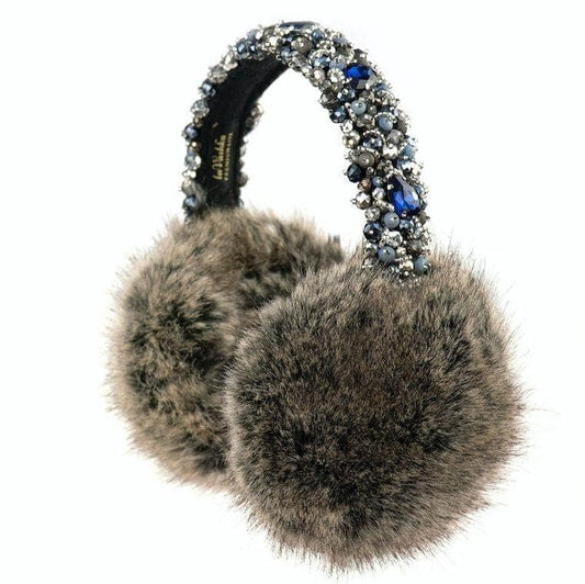 Victoria narrow Night sky - eco ear muffs - LaVashka.com